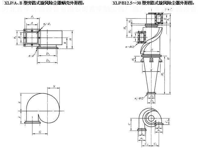 XLP/A型旋風(fēng)除塵器