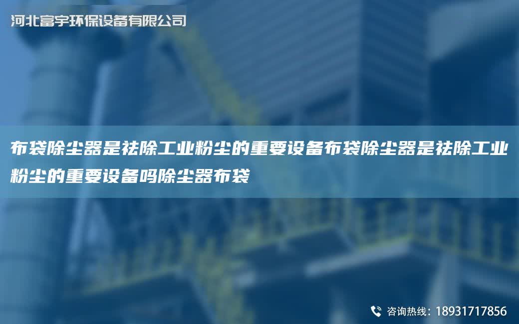 布袋除塵器是祛除工業粉塵的重要設備布袋除塵器是祛除工業粉塵的重要設備嗎除塵器布袋