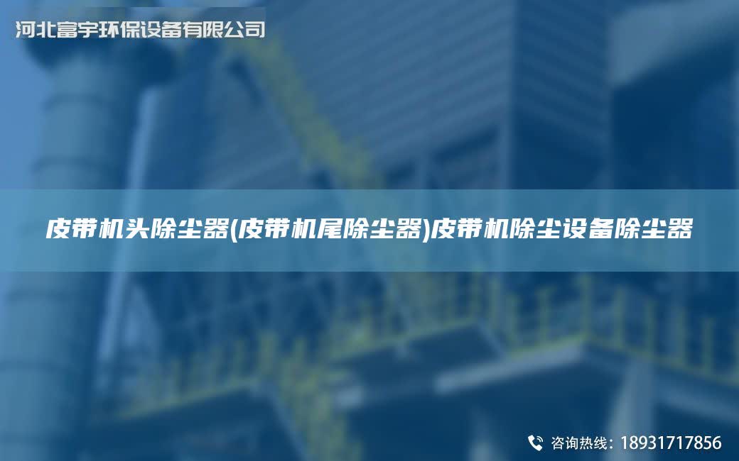 皮帶機頭除塵器(皮帶機尾除塵器)皮帶機除塵設備除塵器