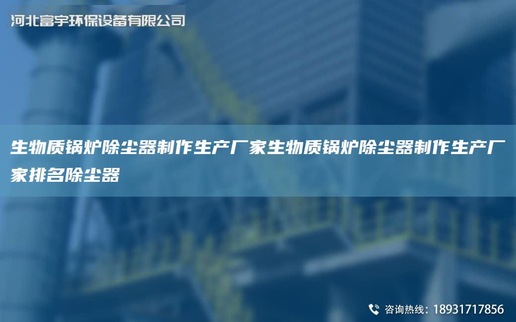 生物質鍋爐除塵器制作生產廠家生物質鍋爐除塵器制作生產廠家排M除塵器
