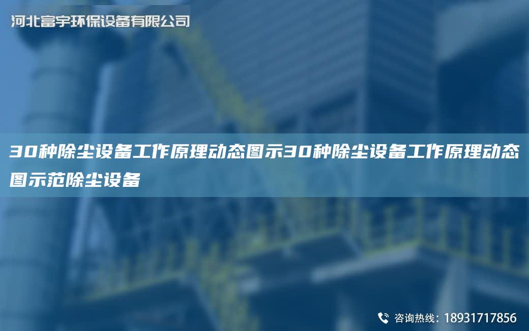 30種除塵設備工作原理動態圖示30種除塵設備工作原理動態圖示范除塵設備
