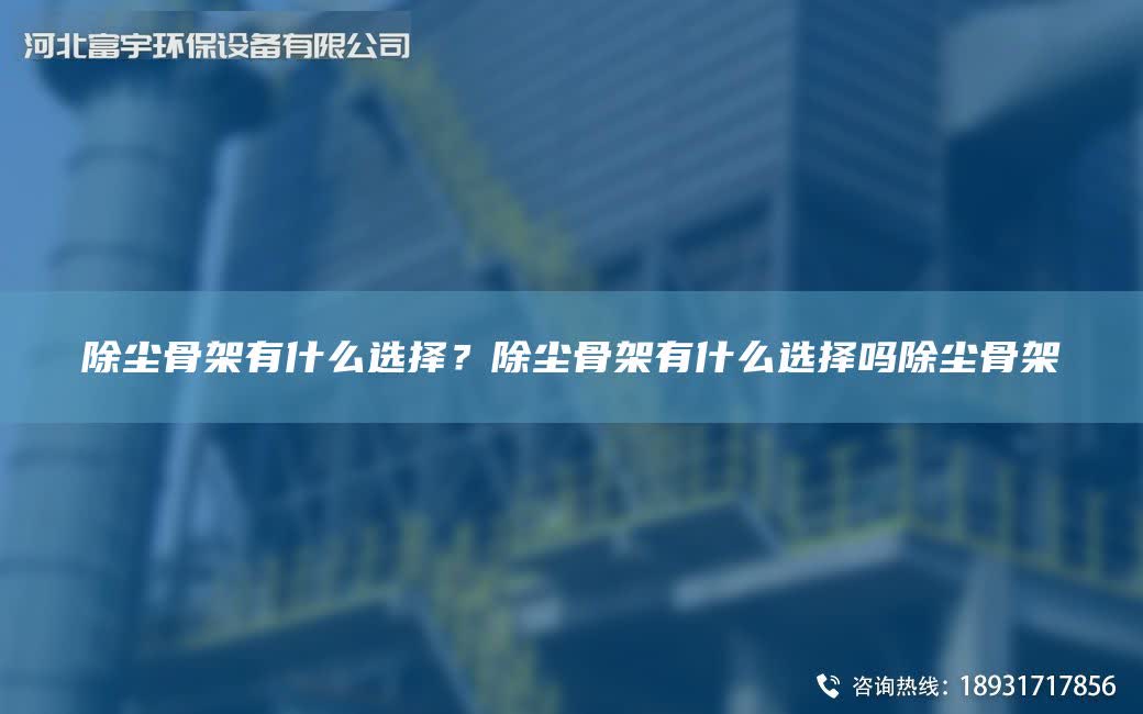 除塵骨架有什么選擇？除塵骨架有什么選擇嗎除塵骨架