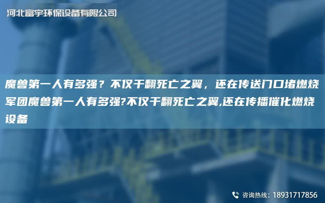 魔獸DY人有多強？不僅干翻死亡之翼，還在傳送門口堵燃燒軍團魔獸DY人有多強?不僅干翻死亡之翼,還在傳播催化燃燒設備