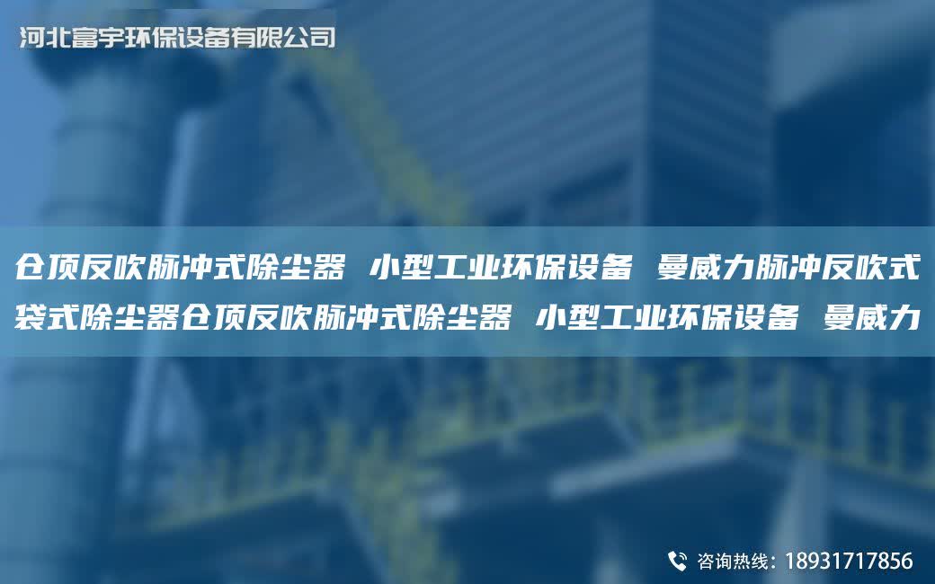 倉頂反吹脈沖式除塵器 小型工業(yè)環(huán)保設(shè)備 曼威力脈沖反吹式袋式除塵器倉頂反吹脈沖式除塵器 小型工業(yè)環(huán)保設(shè)備 曼威力
