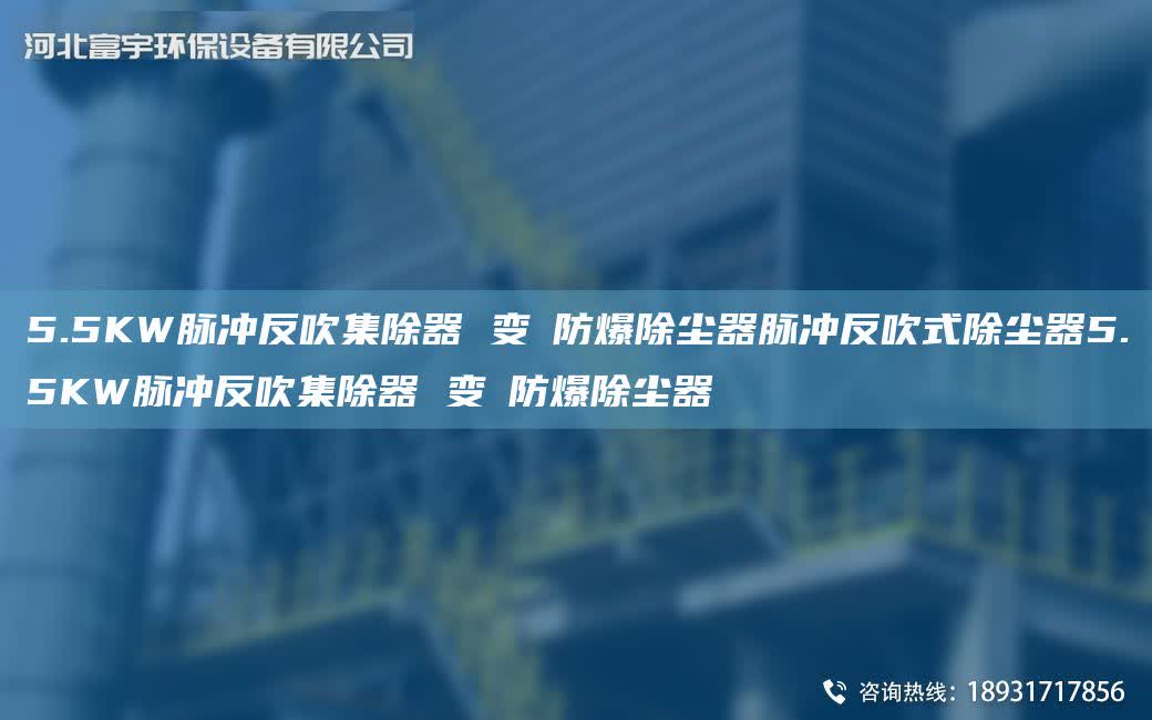 5.5KW脈沖反吹集除器 變蘋防爆除塵器脈沖反吹式除塵器5.5KW脈沖反吹集除器 變蘋防爆除塵器