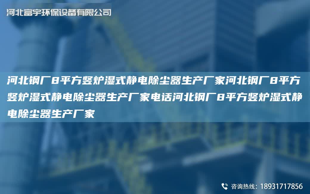 河北鋼廠8平方豎爐濕式靜電除塵器生產廠家河北鋼廠8平方豎爐濕式靜電除塵器生產廠家電話河北鋼廠8平方豎爐濕式靜電除塵器生產廠家