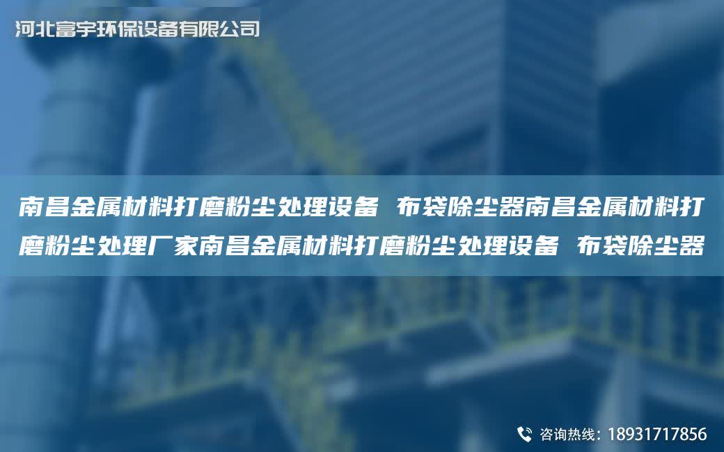 南昌金屬材料打磨粉塵處理設備 布袋除塵器南昌金屬材料打磨粉塵處理廠家南昌金屬材料打磨粉塵處理設備 布袋除塵器