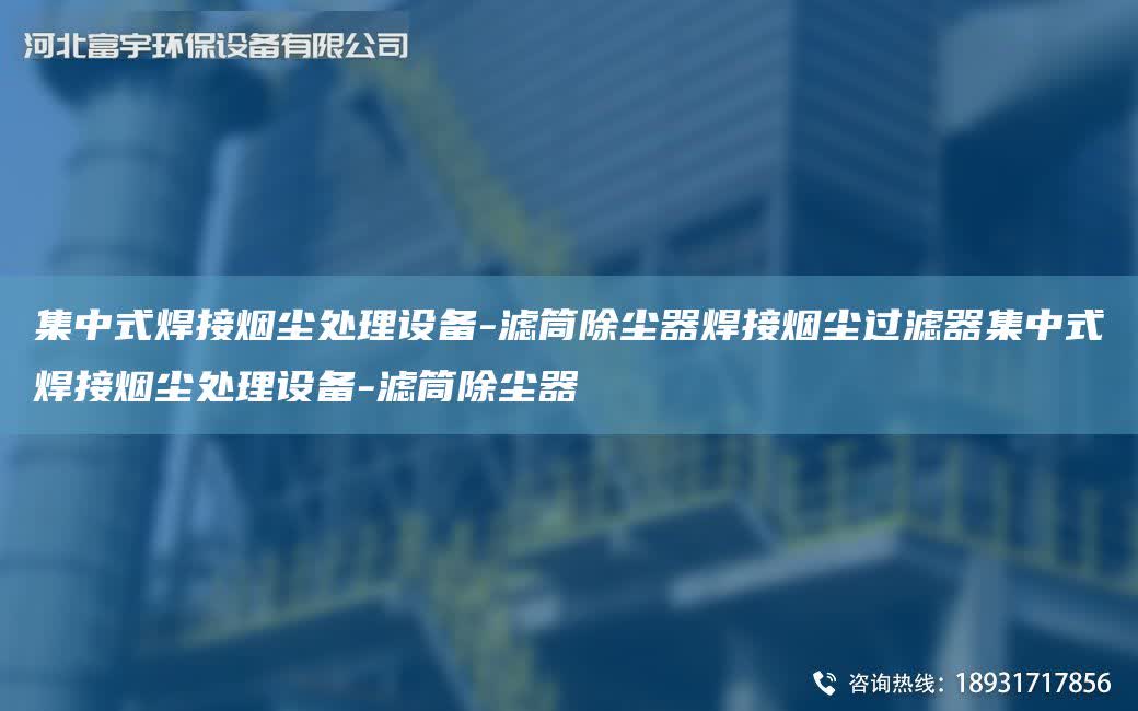 集中式焊接煙塵處理設備-濾筒除塵器焊接煙塵過濾器集中式焊接煙塵處理設備-濾筒除塵器
