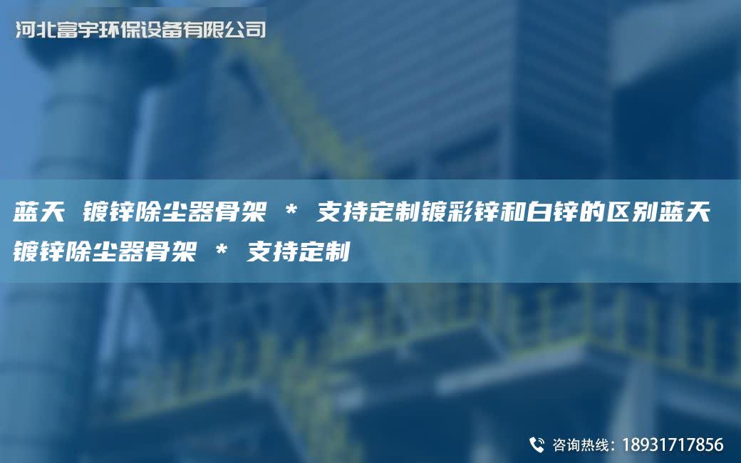 藍天 鍍鋅除塵器骨架 * 支持定制鍍彩鋅和白鋅的區別藍天 鍍鋅除塵器骨架 * 支持定制
