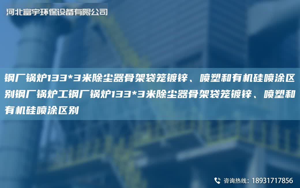 鋼廠鍋爐133*3米除塵器骨架袋籠鍍鋅、噴塑和有機(jī)硅噴涂區(qū)別鋼廠鍋爐工鋼廠鍋爐133*3米除塵器骨架袋籠鍍鋅、噴塑和有機(jī)硅噴涂區(qū)別