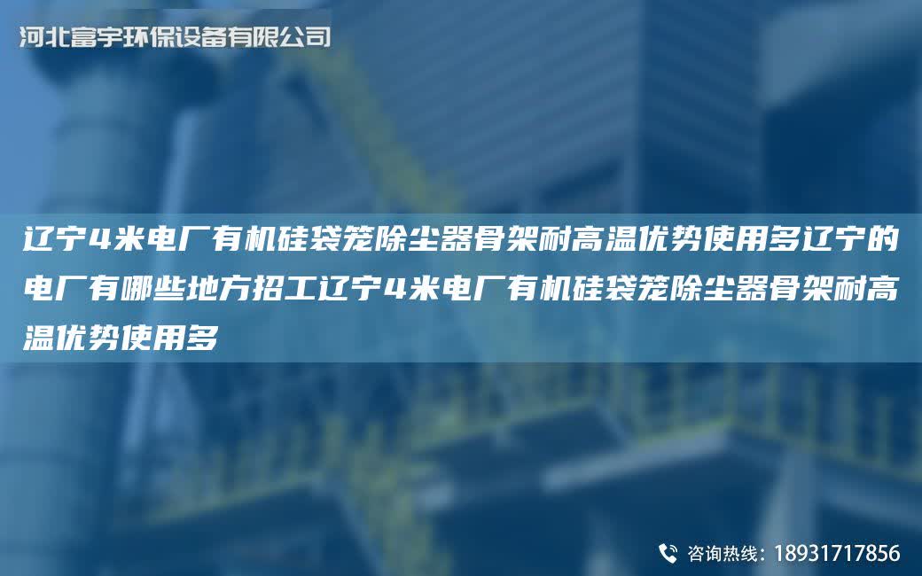 遼寧4米電廠有機硅袋籠除塵器骨架耐高溫優勢使用多遼寧的電廠有哪些地方招工遼寧4米電廠有機硅袋籠除塵器骨架耐高溫優勢使用多