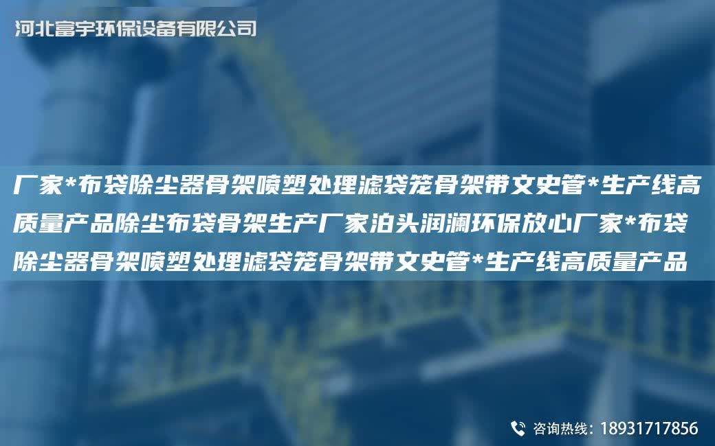 廠家*布袋除塵器骨架噴塑處理濾袋籠骨架帶文史管*SCX高質量產品除塵布袋骨架生產廠家泊頭潤瀾環保放心廠家*布袋除塵器骨架噴塑處理濾袋籠骨架帶文史管*SCX高質量產品