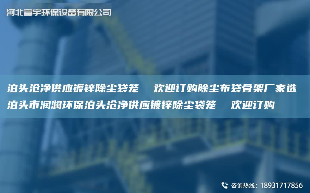 泊頭滄凈供應鍍鋅除塵袋籠  歡迎訂購除塵布袋骨架廠家選 泊頭市潤瀾環保泊頭滄凈供應鍍鋅除塵袋籠  歡迎訂購