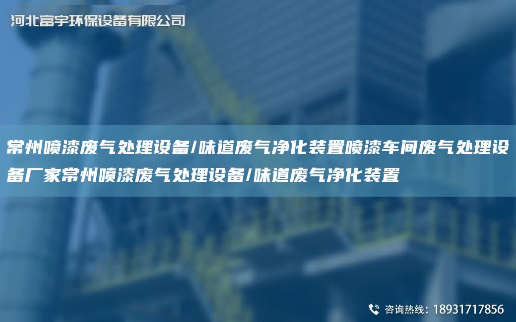 常州噴漆廢氣處理設備/味道廢氣凈化裝置噴漆車間廢氣處理設備廠家常州噴漆廢氣處理設備/味道廢氣凈化裝置