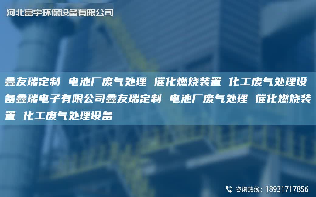 富宇定制 電池廠廢氣處理 催化燃燒裝置 化工廢氣處理設(shè)備鑫瑞電子有限公司富宇定制 電池廠廢氣處理 催化燃燒裝置 化工廢氣處理設(shè)備