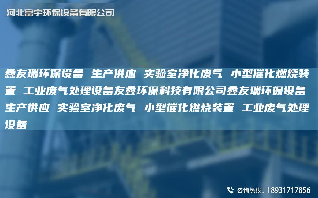 富宇環(huán)保設(shè)備 生產(chǎn)供應(yīng) 實驗室凈化廢氣 小型催化燃燒裝置 工業(yè)廢氣處理設(shè)備友鑫環(huán)保科技有限公司富宇環(huán)保設(shè)備 生產(chǎn)供應(yīng) 實驗室凈化廢氣 小型催化燃燒裝置 工業(yè)廢氣處理設(shè)備