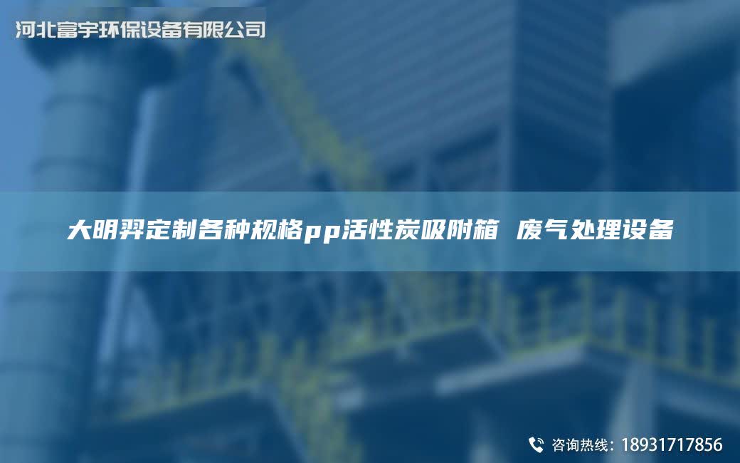 富宇定制各種規(guī)格pp活性炭吸附箱 廢氣處理設備