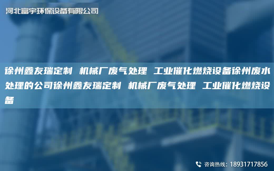 徐州富宇定制 機械廠廢氣處理 工業催化燃燒設備徐州廢水處理的公司徐州富宇定制 機械廠廢氣處理 工業催化燃燒設備