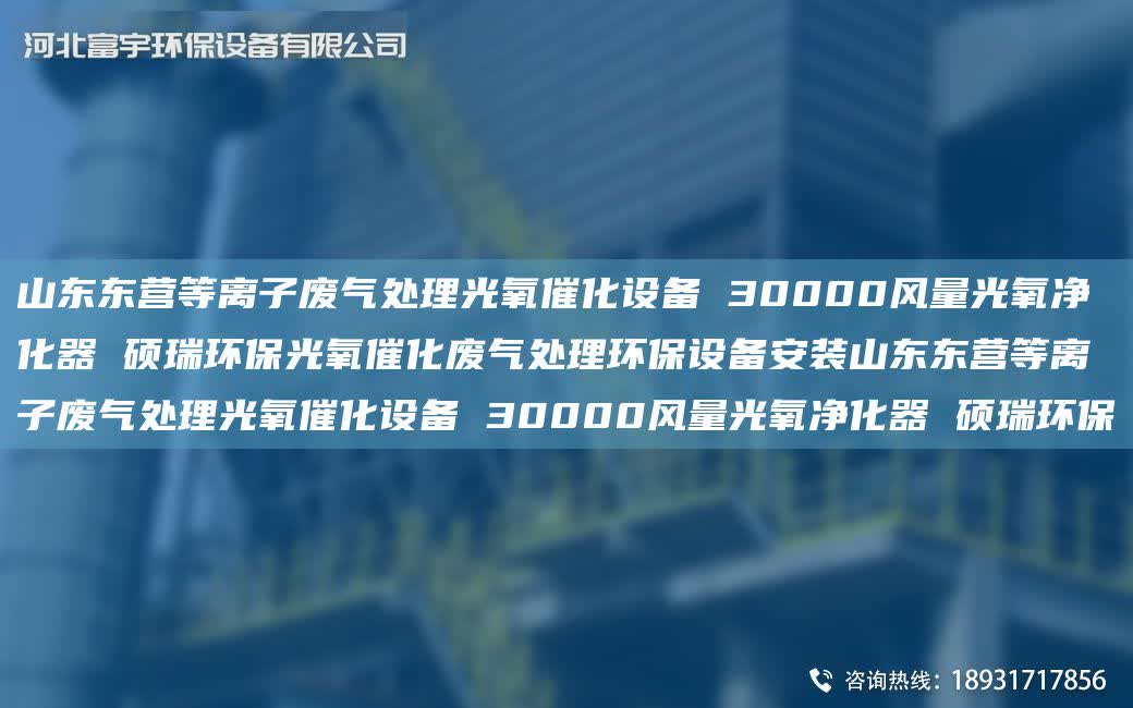山東東營等離子廢氣處理光氧催化設(shè)備 30000風(fēng)量光氧凈化器 碩瑞環(huán)保光氧催化廢氣處理環(huán)保設(shè)備安裝山東東營等離子廢氣處理光氧催化設(shè)備 30000風(fēng)量光氧凈化器 碩瑞環(huán)保