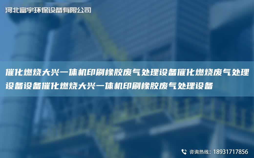 催化燃燒大興一體機(jī)印刷橡膠廢氣處理設(shè)備催化燃燒廢氣處理設(shè)備設(shè)備催化燃燒大興一體機(jī)印刷橡膠廢氣處理設(shè)備