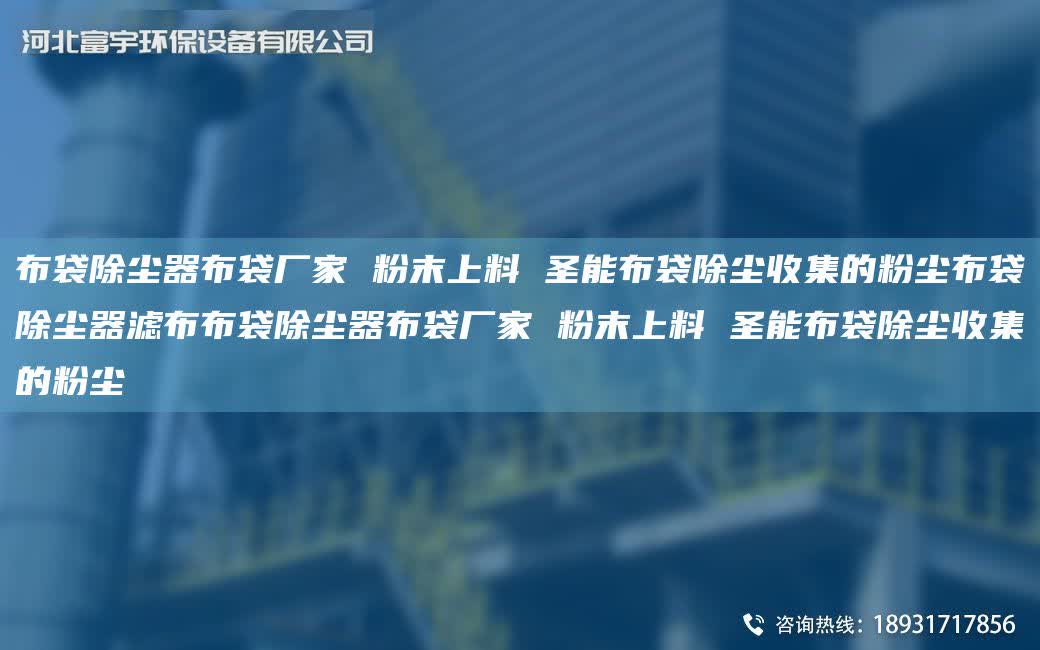 布袋除塵器布袋廠(chǎng)家 粉末上料 圣能布袋除塵收集的粉塵布袋除塵器濾布布袋除塵器布袋廠(chǎng)家 粉末上料 圣能布袋除塵收集的粉塵
