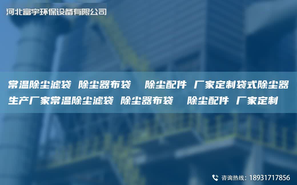 常溫除塵濾袋 除塵器布袋  除塵配件 廠家定制袋式除塵器生產廠家常溫除塵濾袋 除塵器布袋  除塵配件 廠家定制