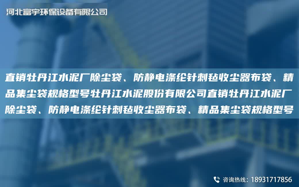 直銷牡丹江水泥廠除塵袋、防靜電滌綸針刺氈收塵器布袋、精品集塵袋規(guī)格型號(hào)牡丹江水泥股份有限公司直銷牡丹江水泥廠除塵袋、防靜電滌綸針刺氈收塵器布袋、精品集塵袋規(guī)格型號(hào)