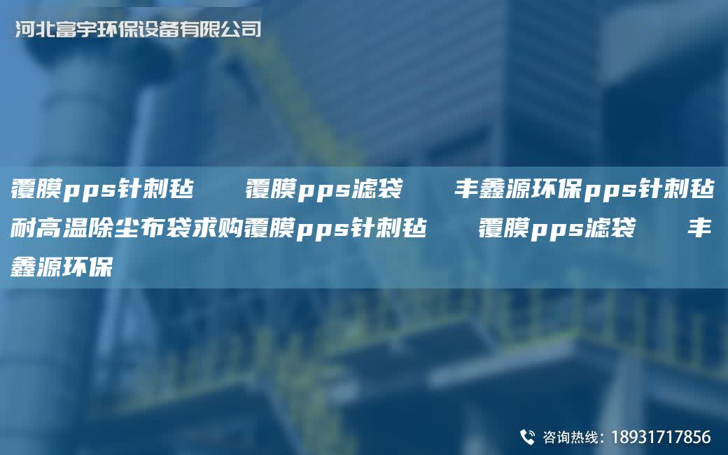 覆膜pps針刺氈   覆膜pps濾袋   豐鑫源環保pps針刺氈耐高溫除塵布袋求購覆膜pps針刺氈   覆膜pps濾袋   豐鑫源環保