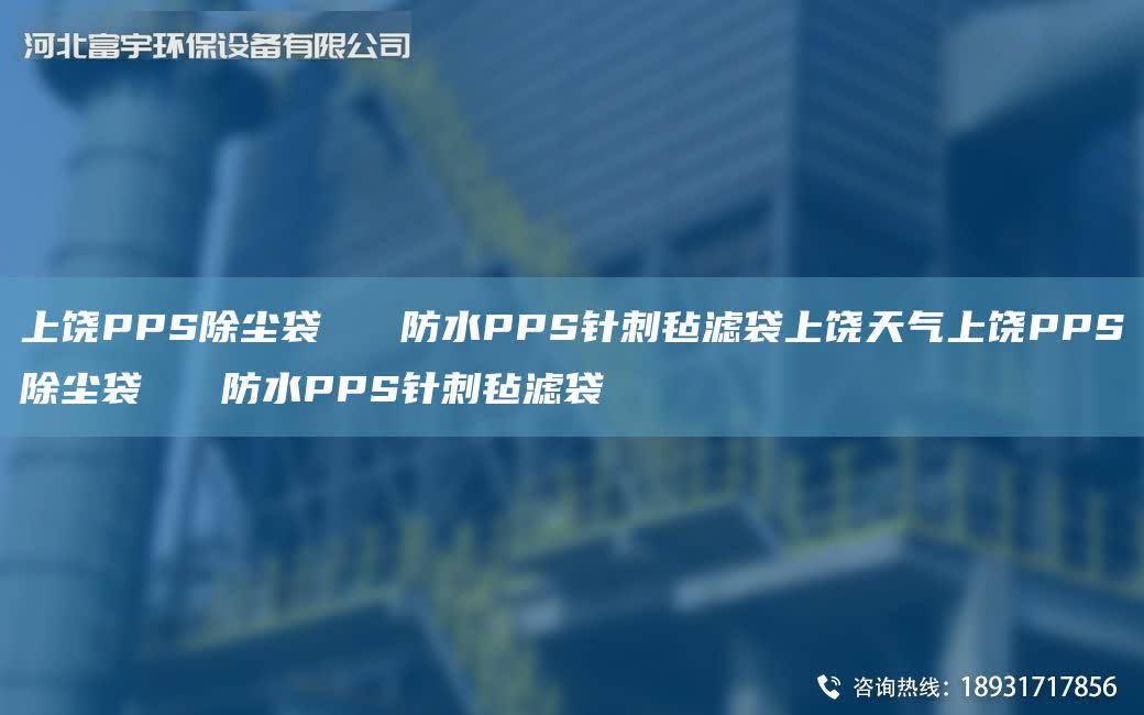上饒PPS除塵袋   防水PPS針刺氈濾袋上饒?zhí)鞖馍橡圥PS除塵袋   防水PPS針刺氈濾袋