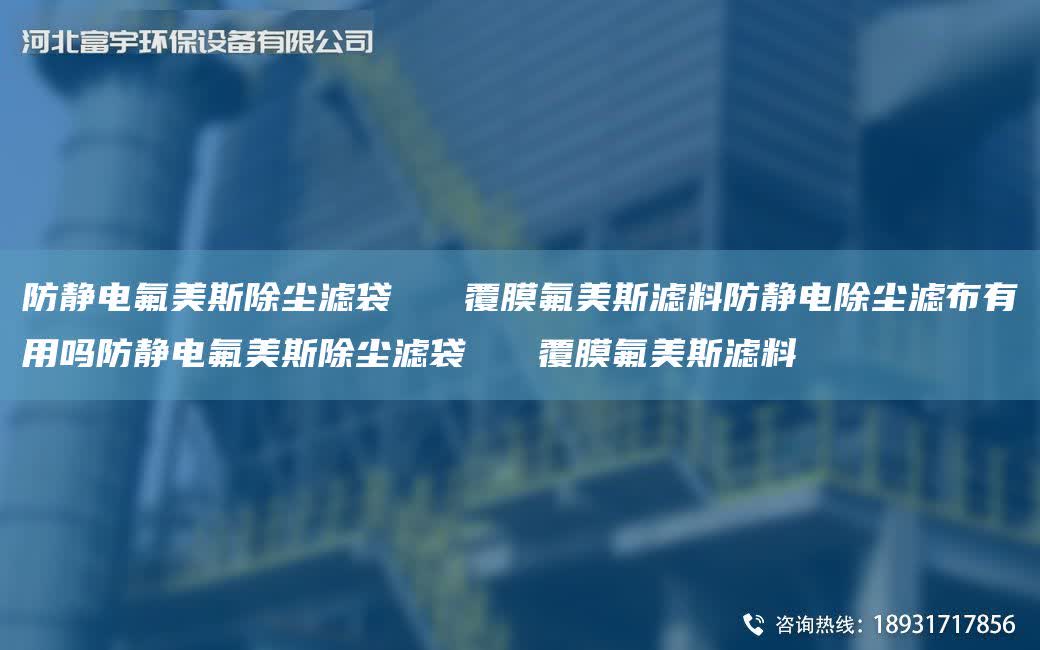 防靜電氟美斯除塵濾袋   覆膜氟美斯濾料防靜電除塵濾布有用嗎防靜電氟美斯除塵濾袋   覆膜氟美斯濾料
