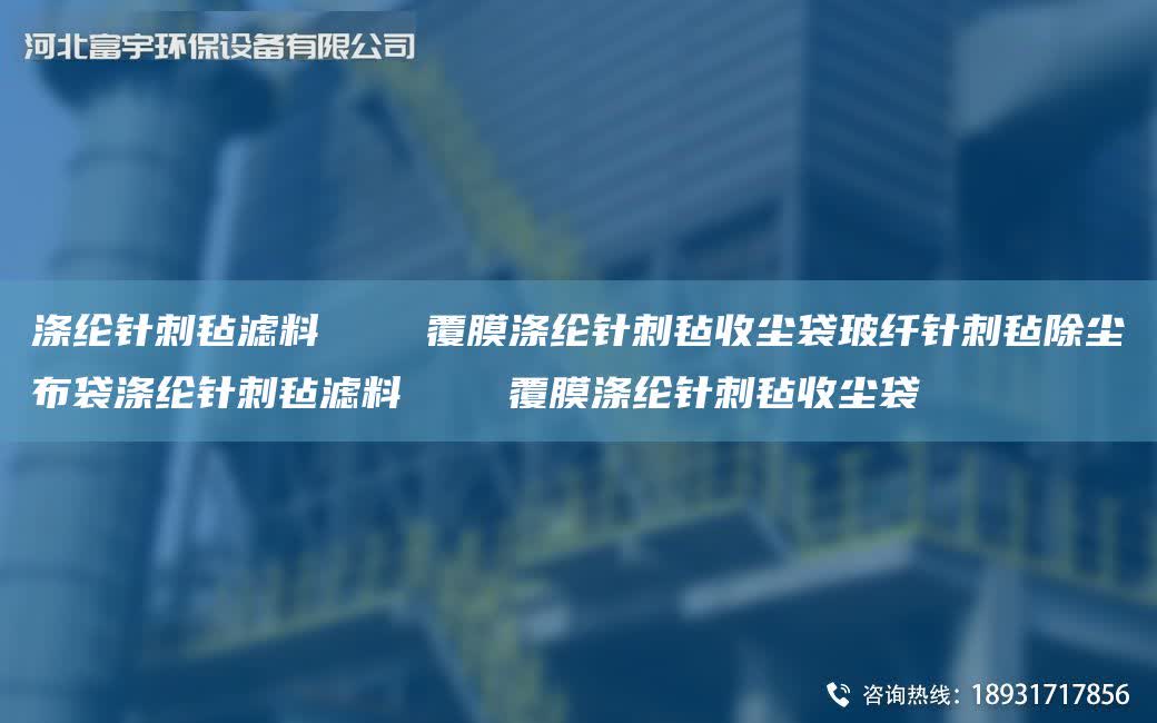 滌綸針刺氈濾料    覆膜滌綸針刺氈收塵袋玻纖針刺氈除塵布袋滌綸針刺氈濾料    覆膜滌綸針刺氈收塵袋
