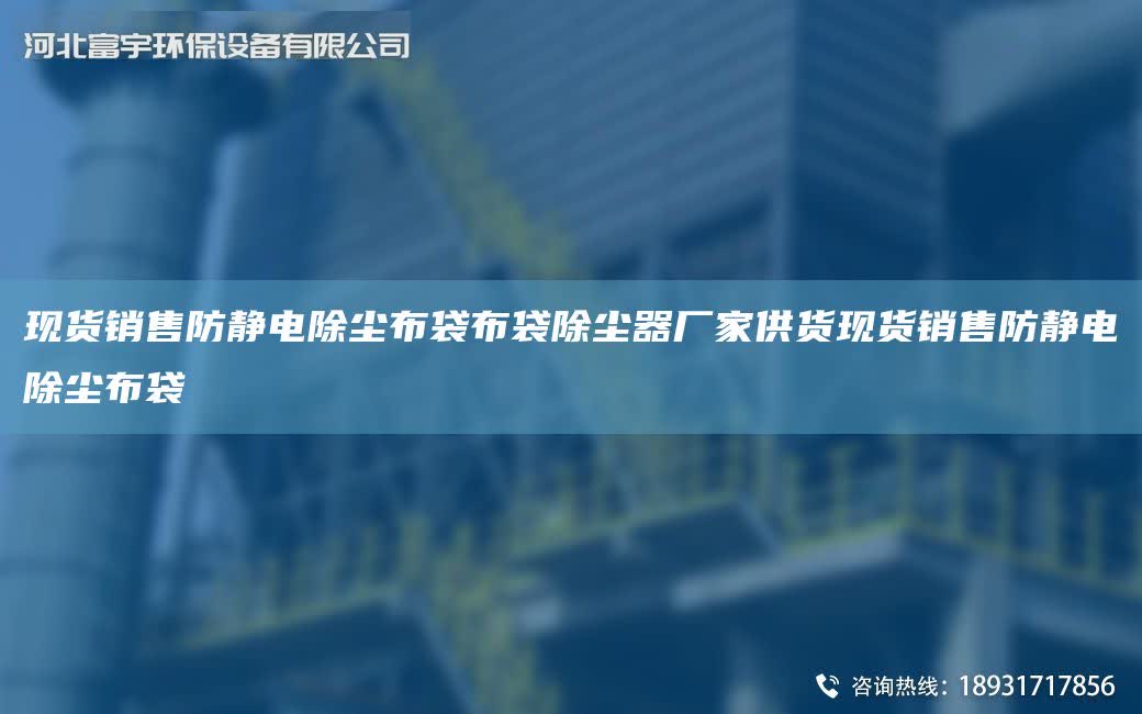 現貨銷售防靜電除塵布袋布袋除塵器廠家供貨現貨銷售防靜電除塵布袋