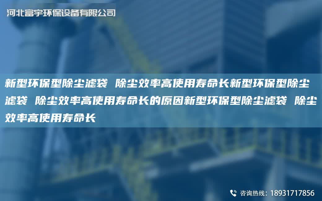 新型環保型除塵濾袋 除塵效率高使用壽命長新型環保型除塵濾袋 除塵效率高使用壽命長的原因新型環保型除塵濾袋 除塵效率高使用壽命長