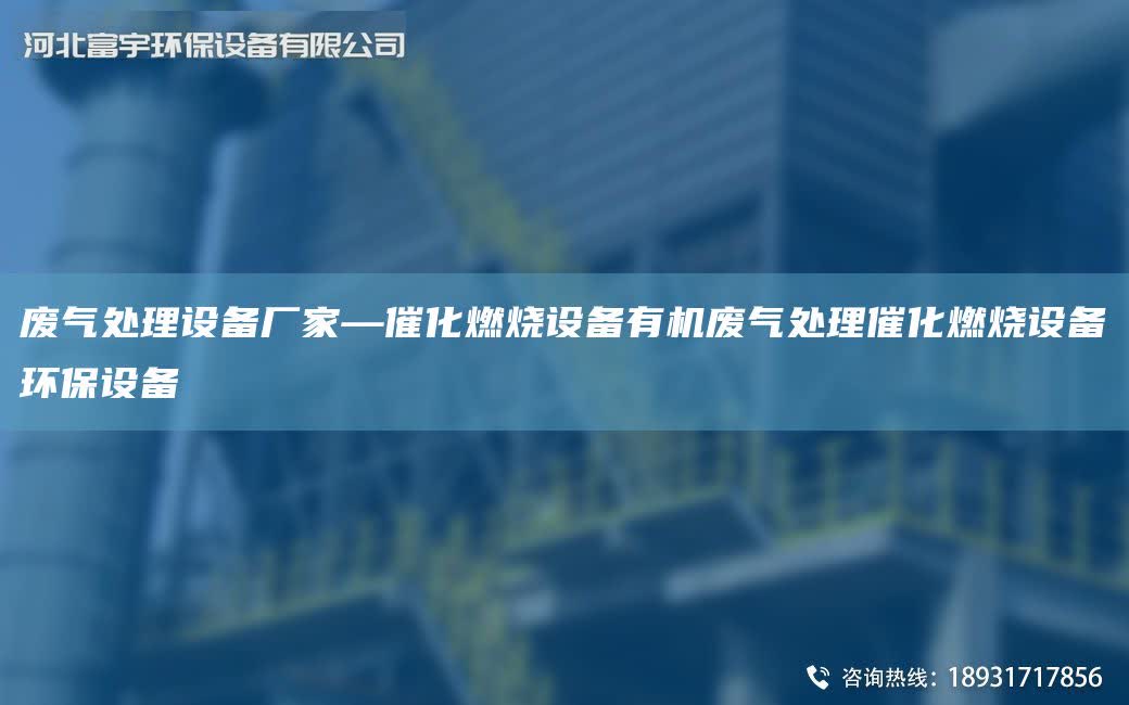 廢氣處理設備廠家—催化燃燒設備有機廢氣處理催化燃燒設備環保設備