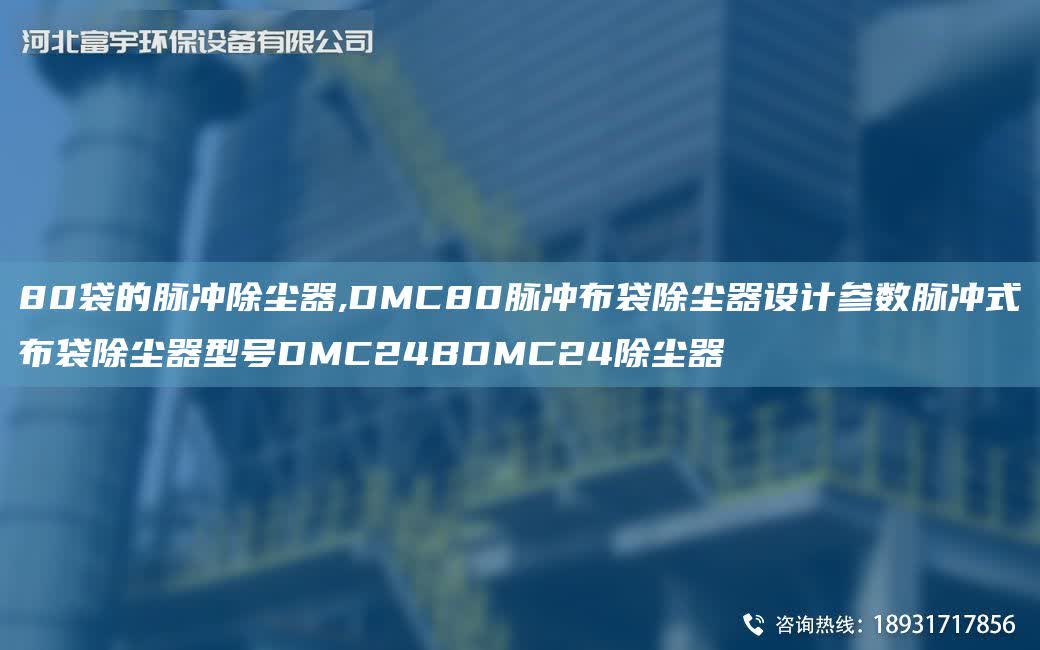 80袋的脈沖除塵器,DMC80脈沖布袋除塵器設(shè)計(jì)參數(shù)脈沖式布袋除塵器型號(hào)DMC24BDMC24除塵器