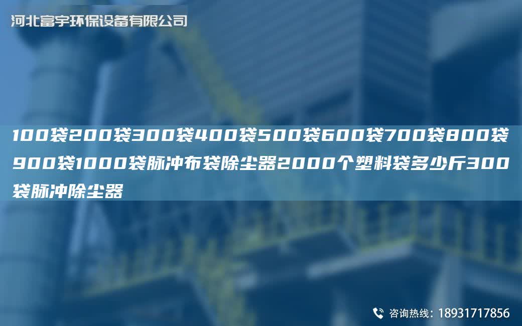 100袋200袋300袋400袋500袋600袋700袋800袋900袋1000袋脈沖布袋除塵器2000個(gè)塑料袋多少斤300袋脈沖除塵器