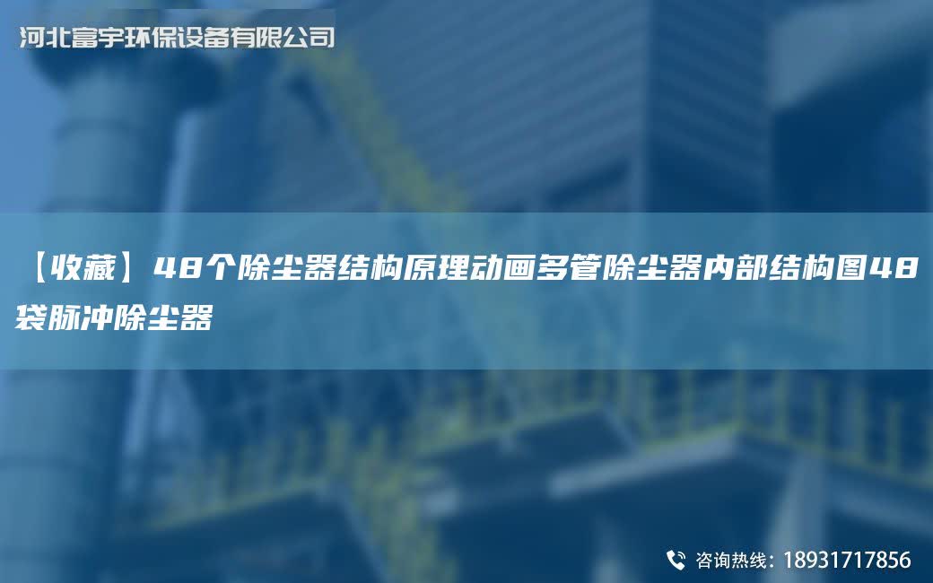 【收藏】48個除塵器結構原理動畫多管除塵器內部結構圖48袋脈沖除塵器