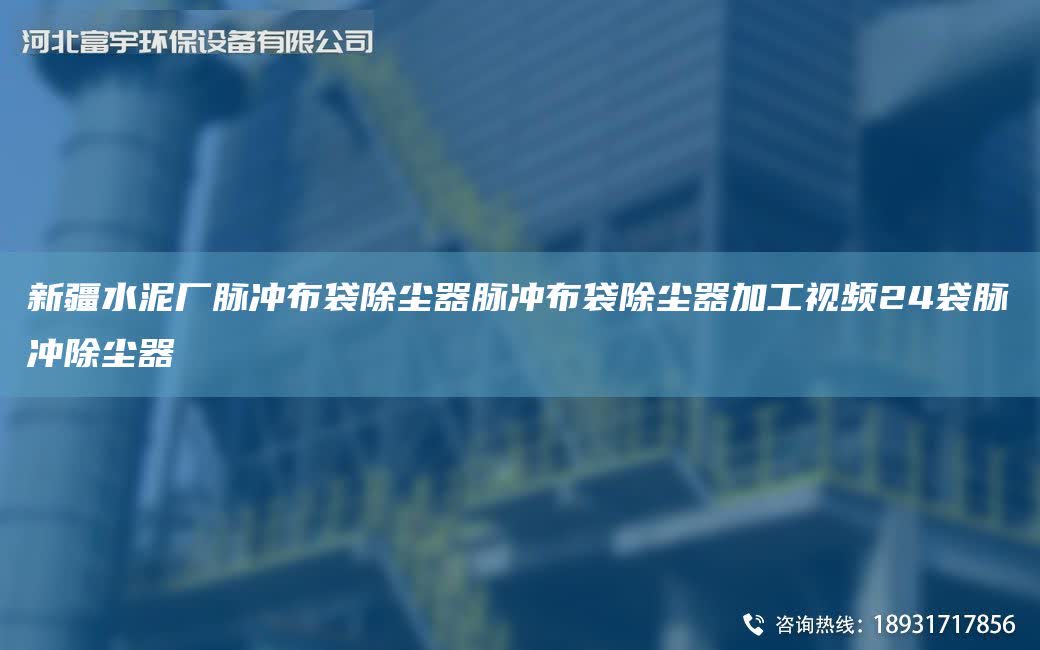 新疆水泥廠脈沖布袋除塵器脈沖布袋除塵器加工視頻24袋脈沖除塵器
