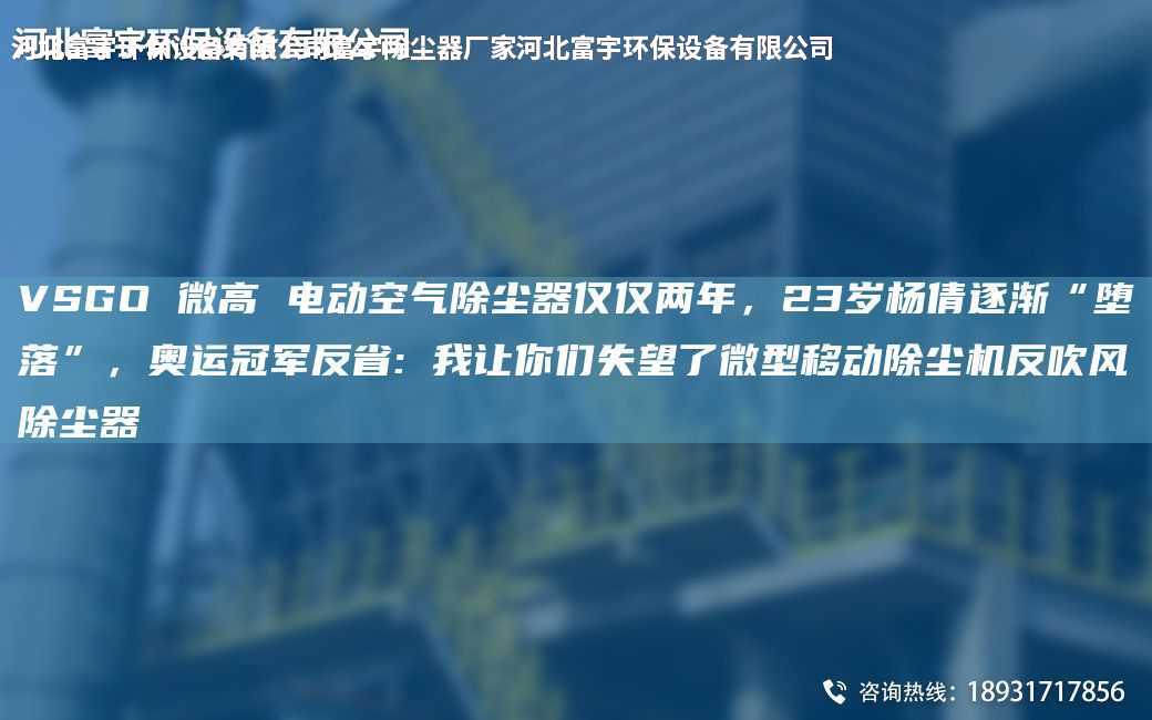 VSGO 微高 電動空氣除塵器僅僅兩NA，23歲楊倩逐漸“墮落”，奧運冠軍反省: 我讓你們失望了微型移動除塵機反吹風除塵器