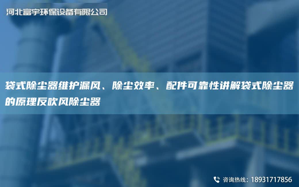 袋式除塵器維護(hù)漏風(fēng)、除塵效率、配件可靠性講解袋式除塵器的原理反吹風(fēng)除塵器