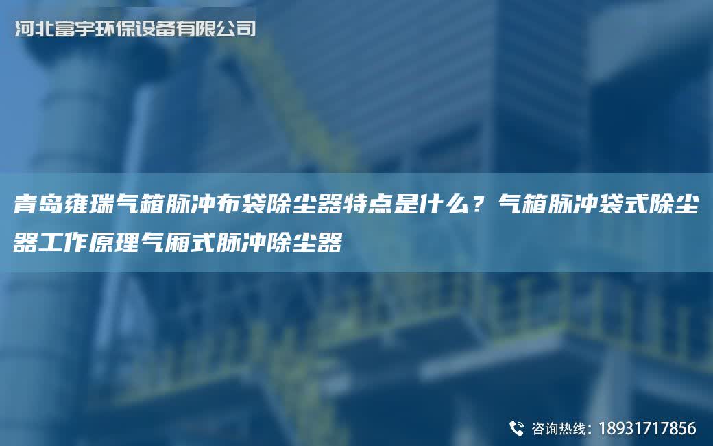 青島雍瑞氣箱脈沖布袋除塵器特點是什么？氣箱脈沖袋式除塵器工作原理氣廂式脈沖除塵器