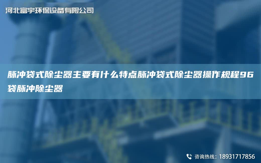 脈沖袋式除塵器主要有什么特點脈沖袋式除塵器操作規程96袋脈沖除塵器