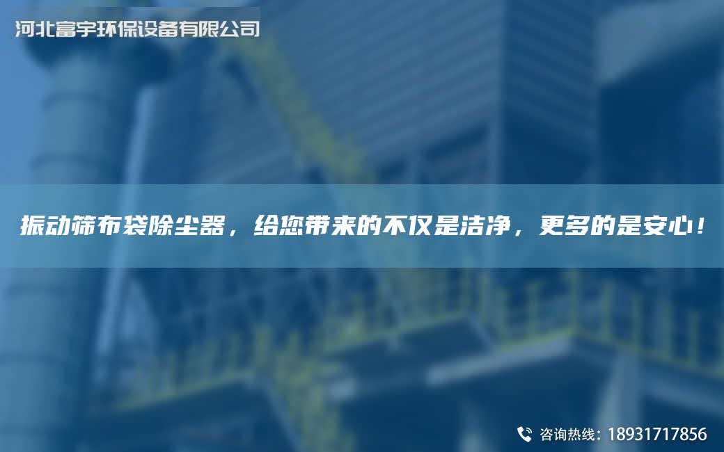 振動(dòng)篩布袋除塵器，給您帶來的不僅是潔凈，更多的是安心！