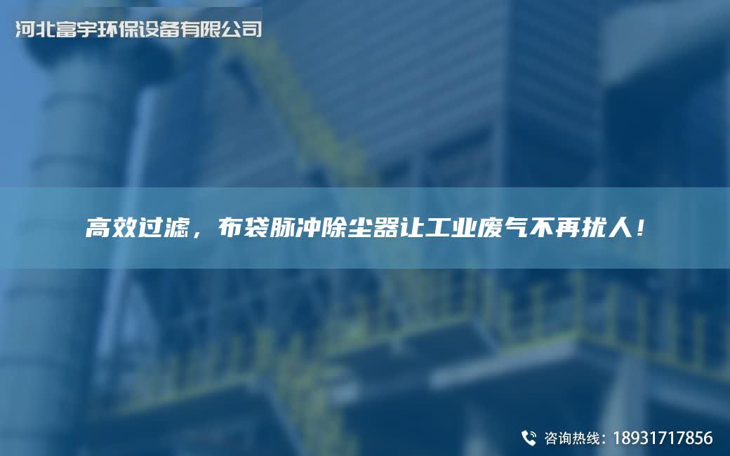 高效過濾，布袋脈沖除塵器讓工業廢氣不再擾人！