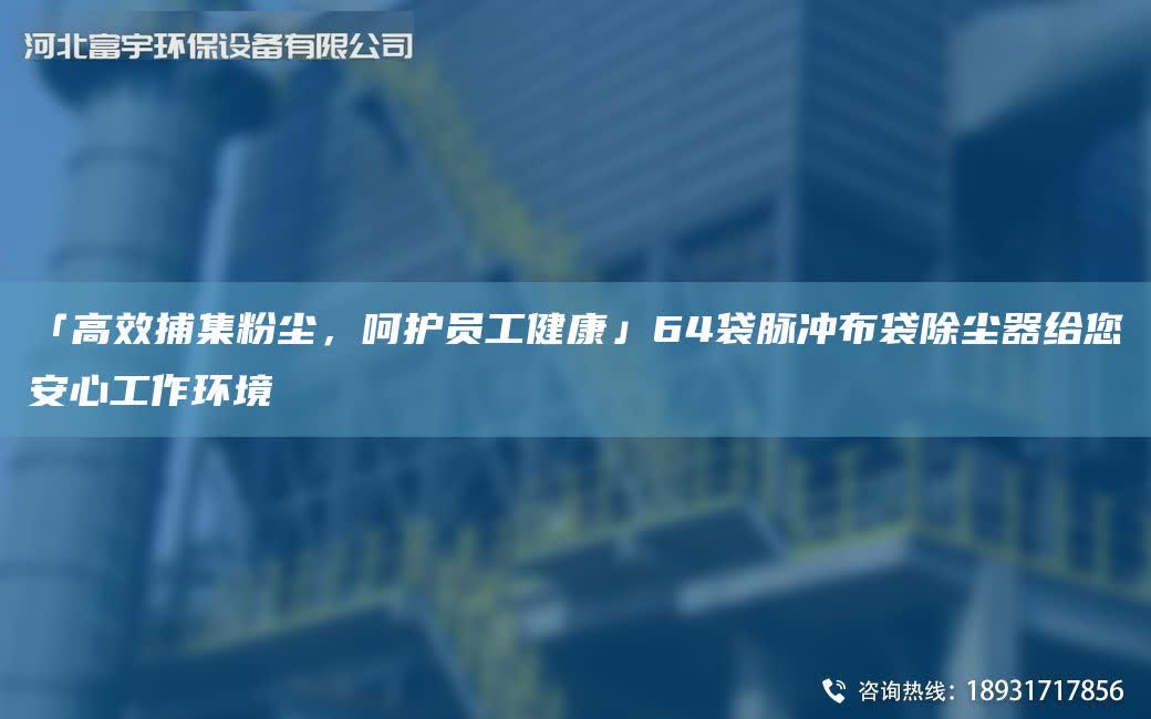 「高效捕集粉塵，呵護員工健康」64袋脈沖布袋除塵器給您安心工作環境