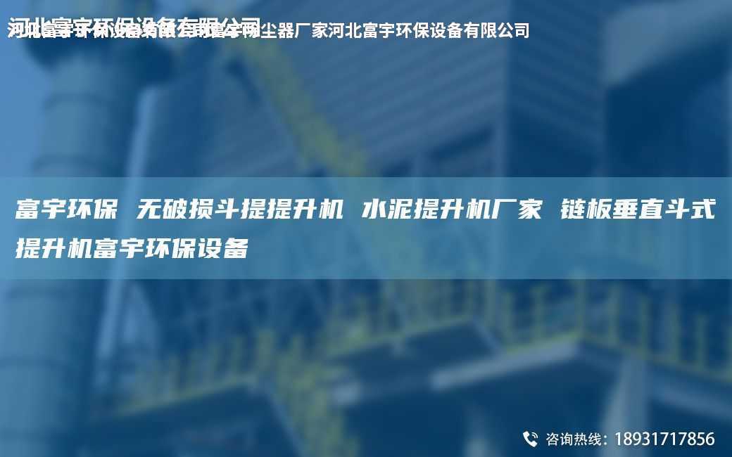 富宇環保 無破損斗提提升機 水泥提升機廠家 鏈板垂直斗式提升機富宇環保設備