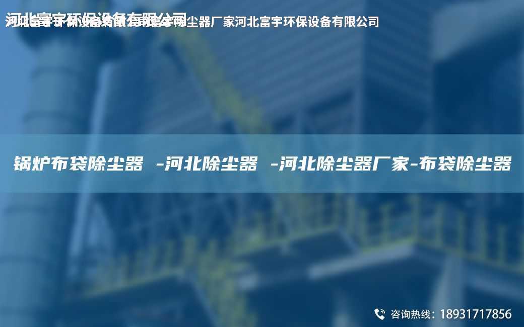 鍋爐布袋除塵器 -河北除塵器 -河北除塵器廠家-布袋除塵器