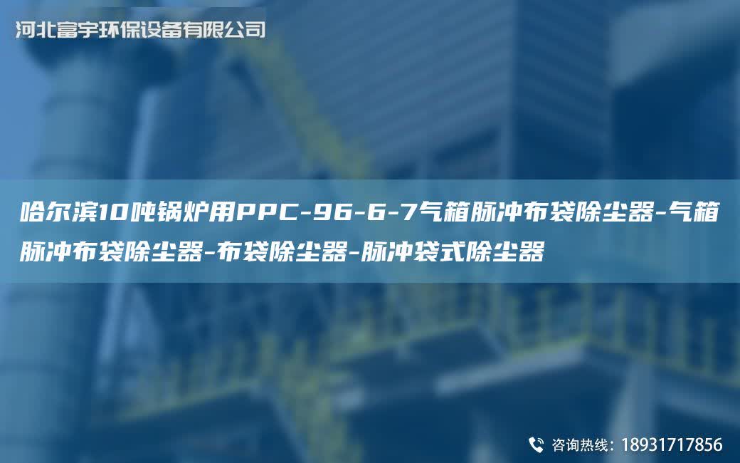 哈爾濱10噸鍋爐用PPC-96-6-7氣箱脈沖布袋除塵器-氣箱脈沖布袋除塵器-布袋除塵器-脈沖袋式除塵器