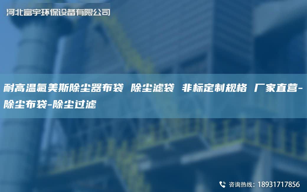 耐高溫氟美斯除塵器布袋 除塵濾袋 非標定制規格 廠家直營-除塵布袋-除塵過濾