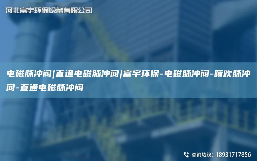 電磁脈沖閥|直通電磁脈沖閥|富宇環保-電磁脈沖閥-噴吹脈沖閥-直通電磁脈沖閥